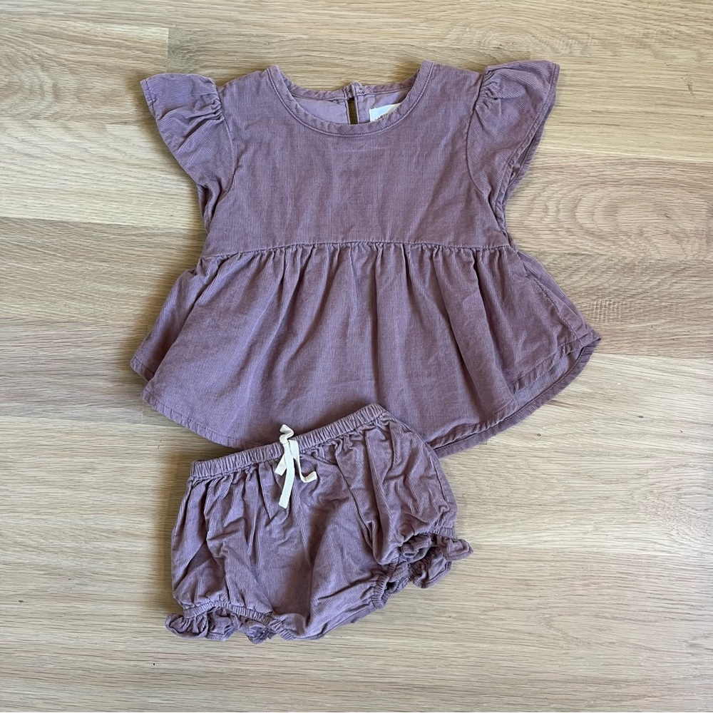 Jamie Kay Foxglove Pincord Bloomer and Willow Top Set